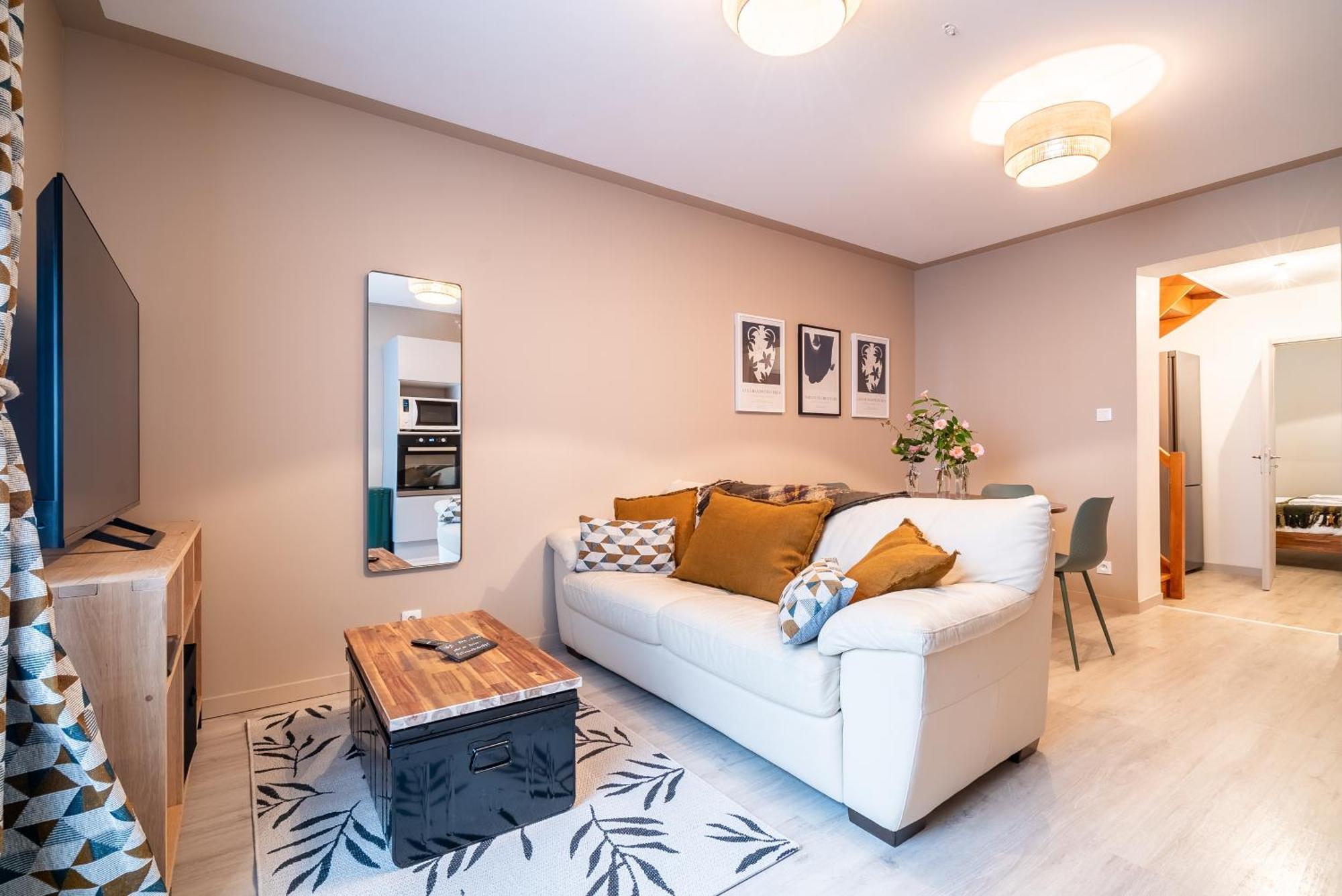 Mon Appart'Hotel - Gare De Limoges - Duplex 2 Chambres - Parking En Supp ภายนอก รูปภาพ